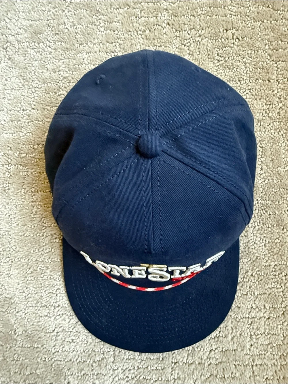 Lone Star Beer Navy Snapback Hat